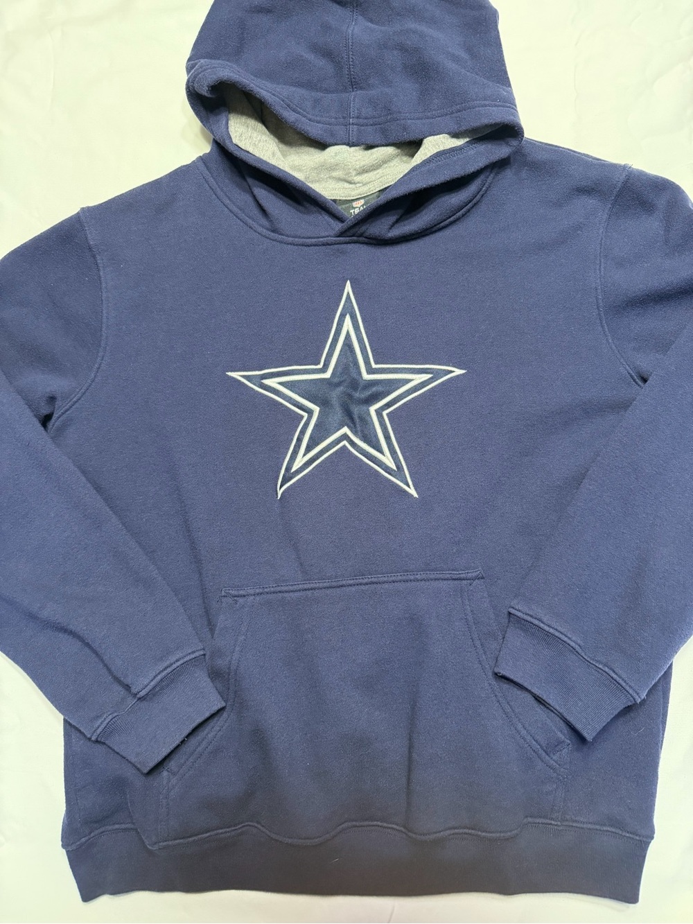 NFL Dallas Cowboys Navy Blue Hoodie with Star Logo youth XL 1090